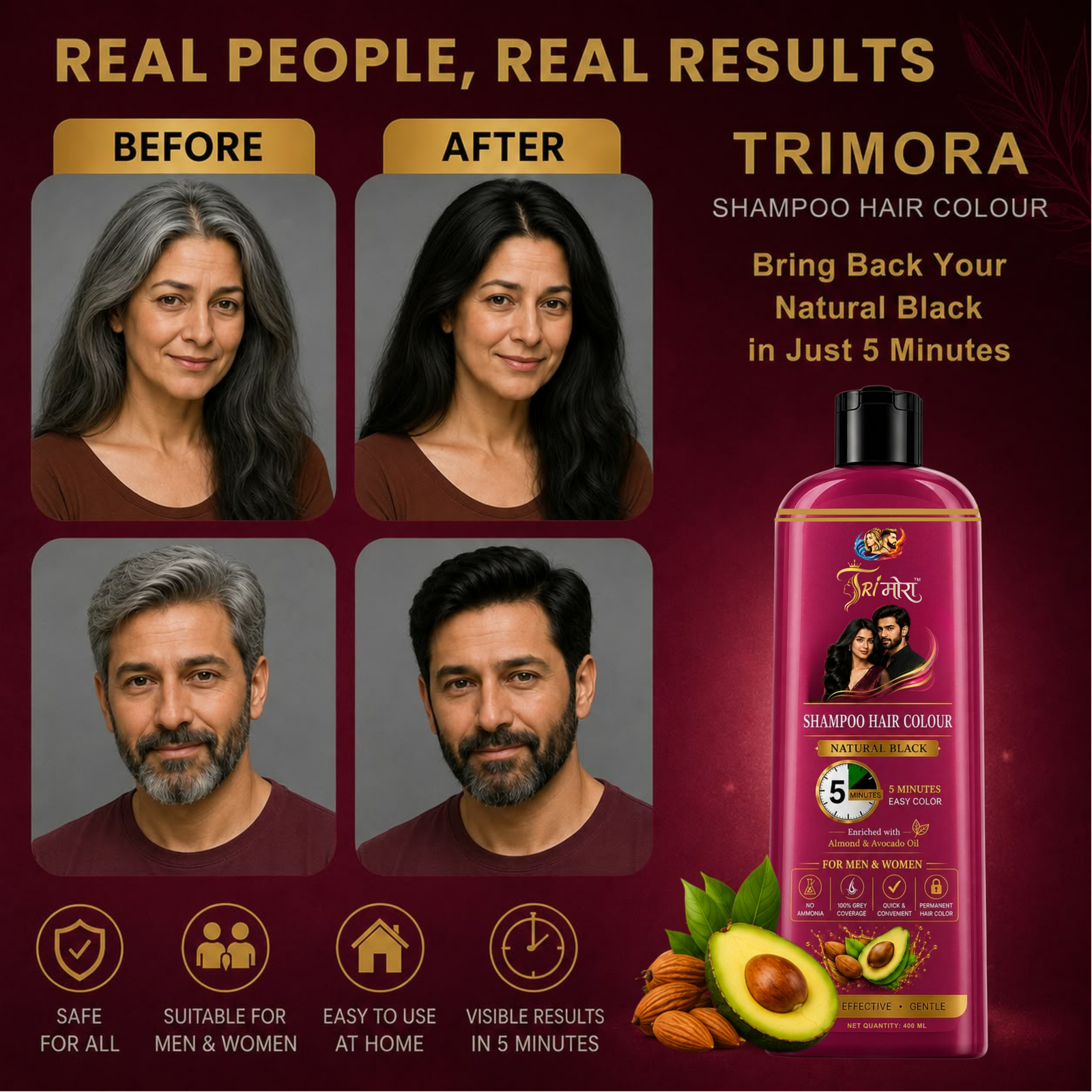 TRIMORA SHAMPOO HAIR COLOUR - Image 4