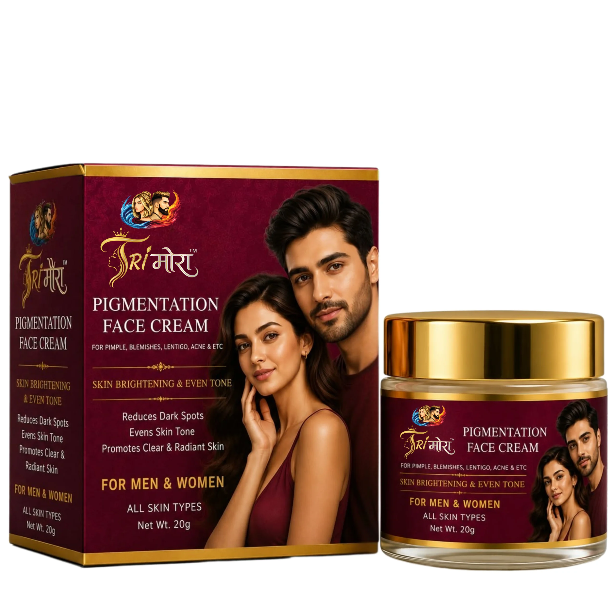 TRIMORA PIGMENTATION FACE CREAM Value Pack of (20 GM Each)