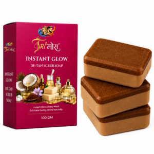 Trimora Instant Glow De-Tan Scrub Soap 100 GM (Pack of 3)